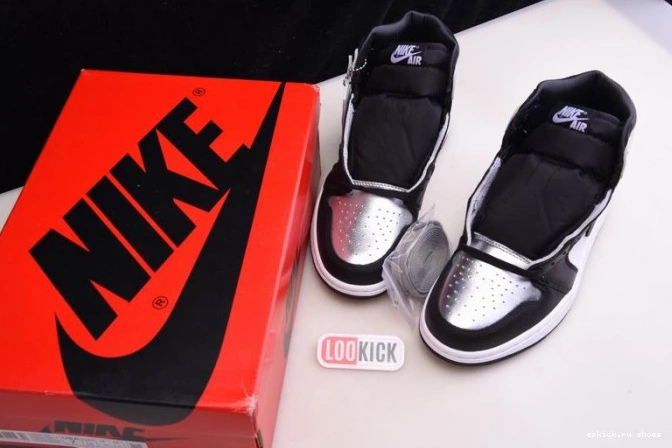 Cheap AIR WMNS JORDAN HIGH TOE OG 1 SILVER CD0461-001 0820